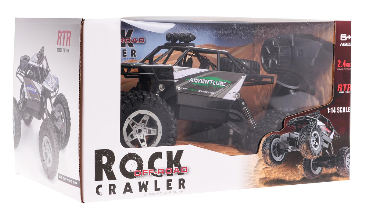 Metalni buggy na daljinsko upravljanje 1:14 Rock SHAKE - zeleni