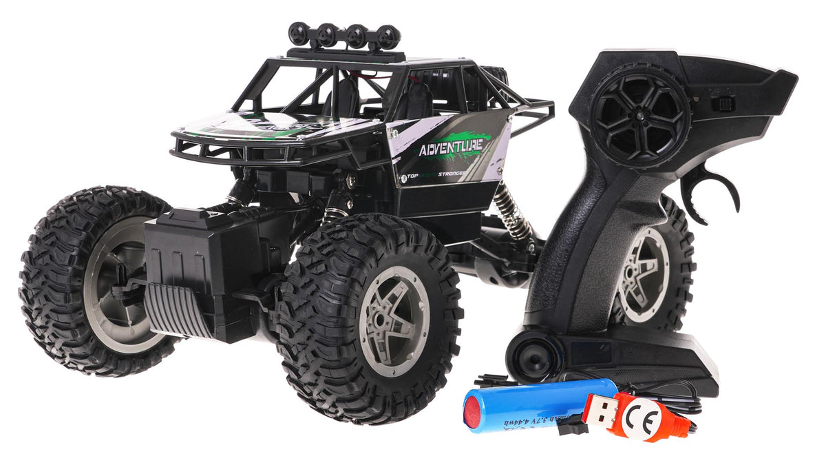 Metalni buggy na daljinsko upravljanje 1:14 Rock SHAKE - zeleni