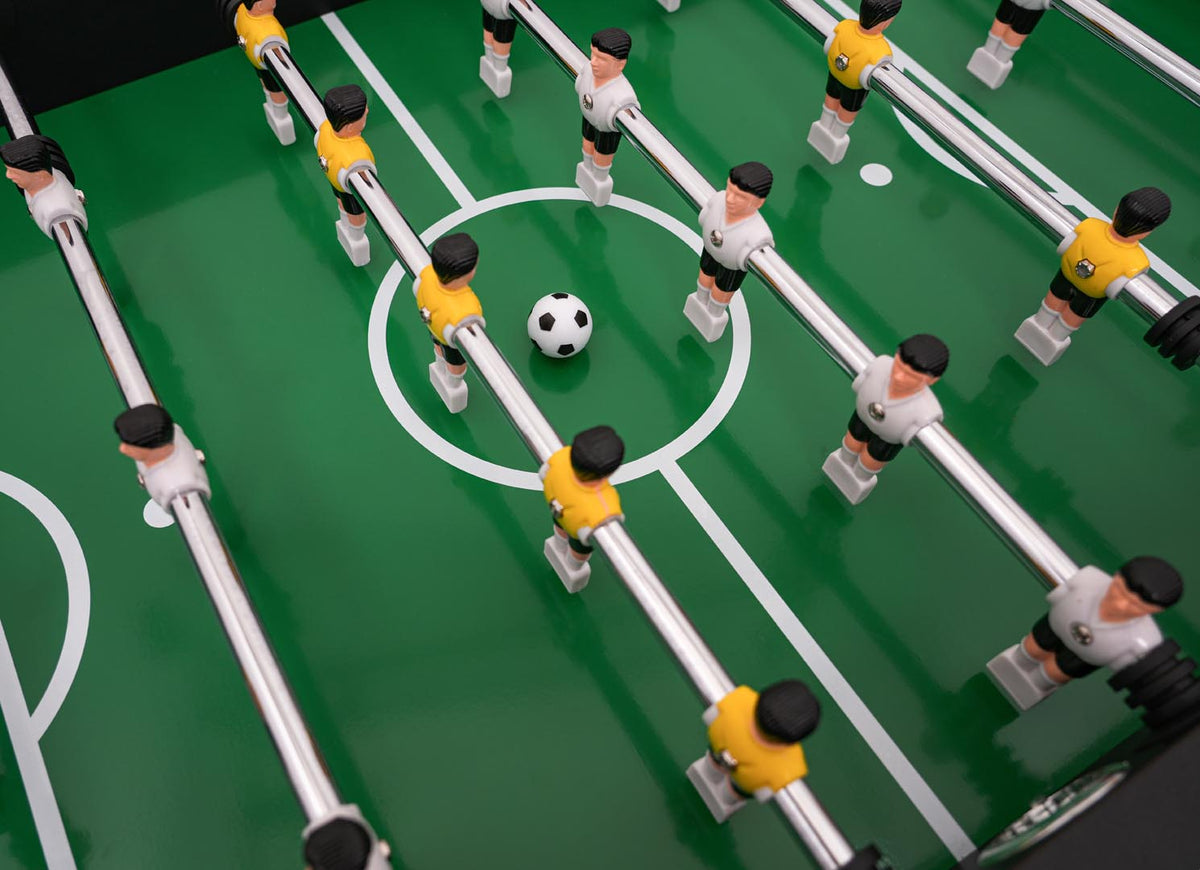 Stol za stolni nogomet Foosball 121 x 61 x 81 - crni