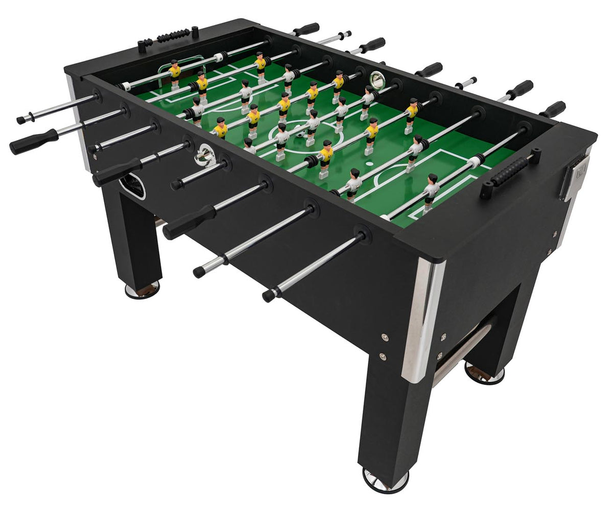 Stol za stolni nogomet Foosball 121 x 61 x 81 - crni