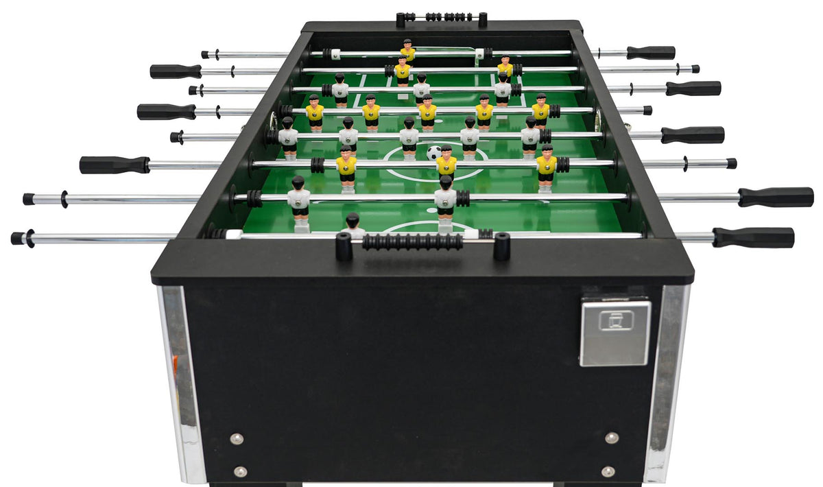 Stol za stolni nogomet Foosball 121 x 61 x 81 - crni