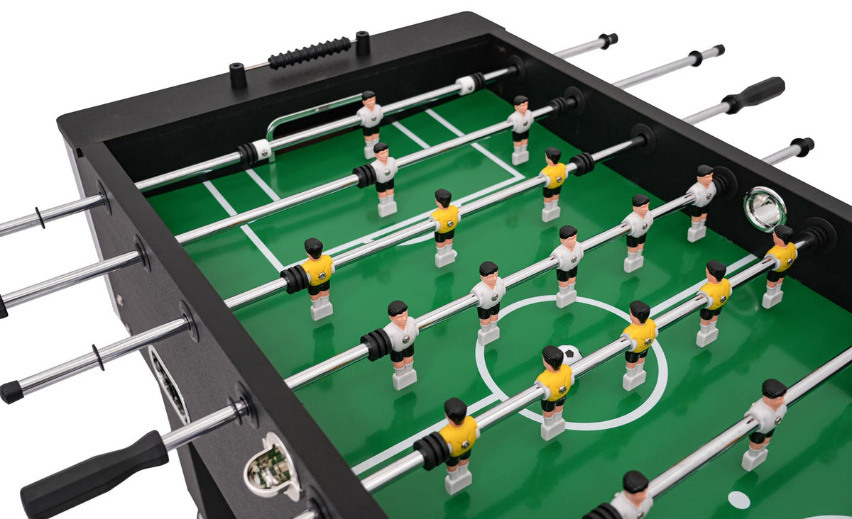 Stol za stolni nogomet Foosball 121 x 61 x 81 - crni