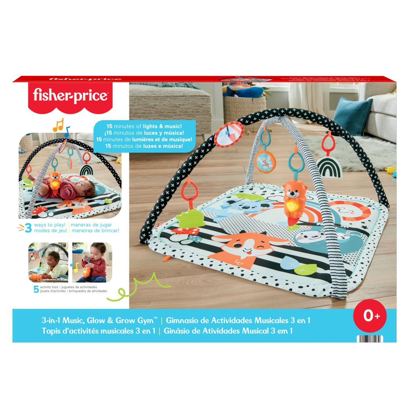 Fisher-Price JMN72 podloga za igru za bebe Tkanina, Plastika Višebojno Prostirka za igru za bebu
