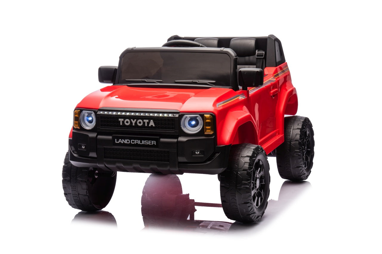 Licencirani auto na akumulator Toyota Land Cruiser PRADO 4x4 - crveni