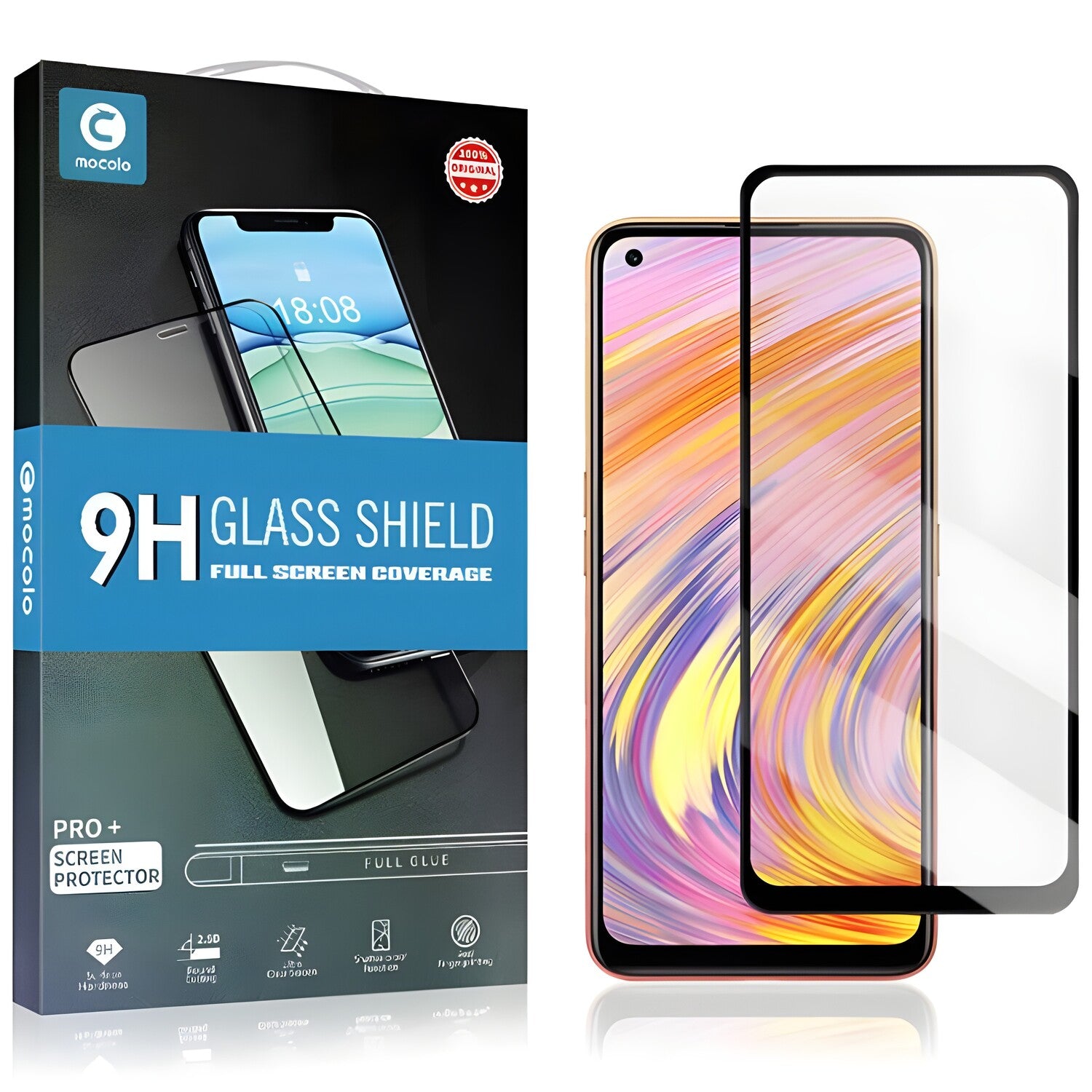 Mocolo Glass Shield 5D staklo za Huawei Y5P - Prozirna KP15775