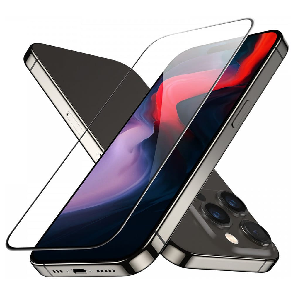 ESR - premium kaljeno staklo za iPhone 15 Pro Max - crno
