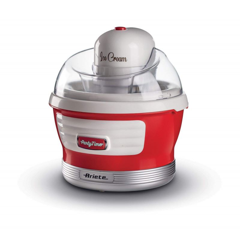 Ariete 0643/00 Tradicionalni aparati za sladoled 1,5 L 12 W Crveno, Bijelo