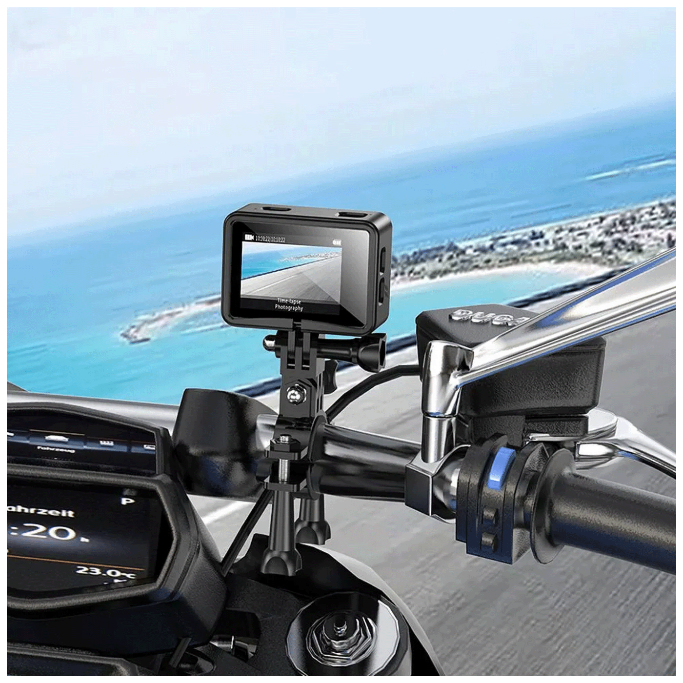 hoco. Sportska kamera, 1.3"/ 2" IPS LCD, 4K UHD, WiFi, microSD - DV101