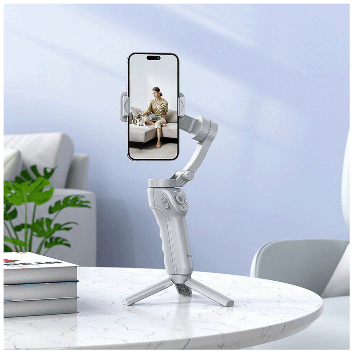 hoco. Držač/ Stabilizator Gimbal za smartphone, Bluetooth - K24