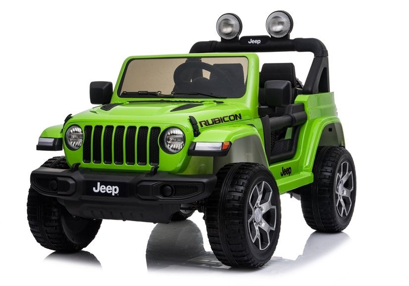 Licencirani auto na akumulator Jeep Rubicon 4x4 - zeleni