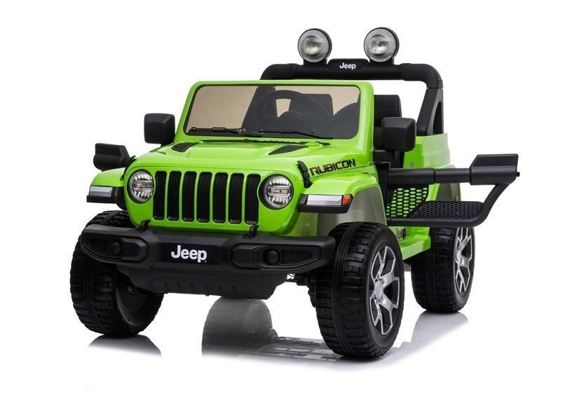 Licencirani auto na akumulator Jeep Rubicon 4x4 - zeleni