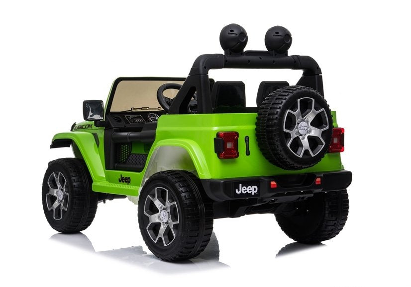 Licencirani auto na akumulator Jeep Rubicon 4x4 - zeleni