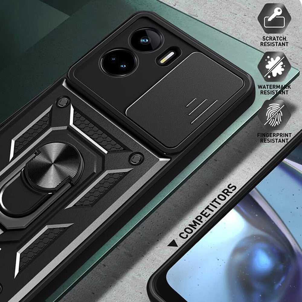Techsuit – serija CamShield zaštitna maskica za Honor 90 Lite - crna