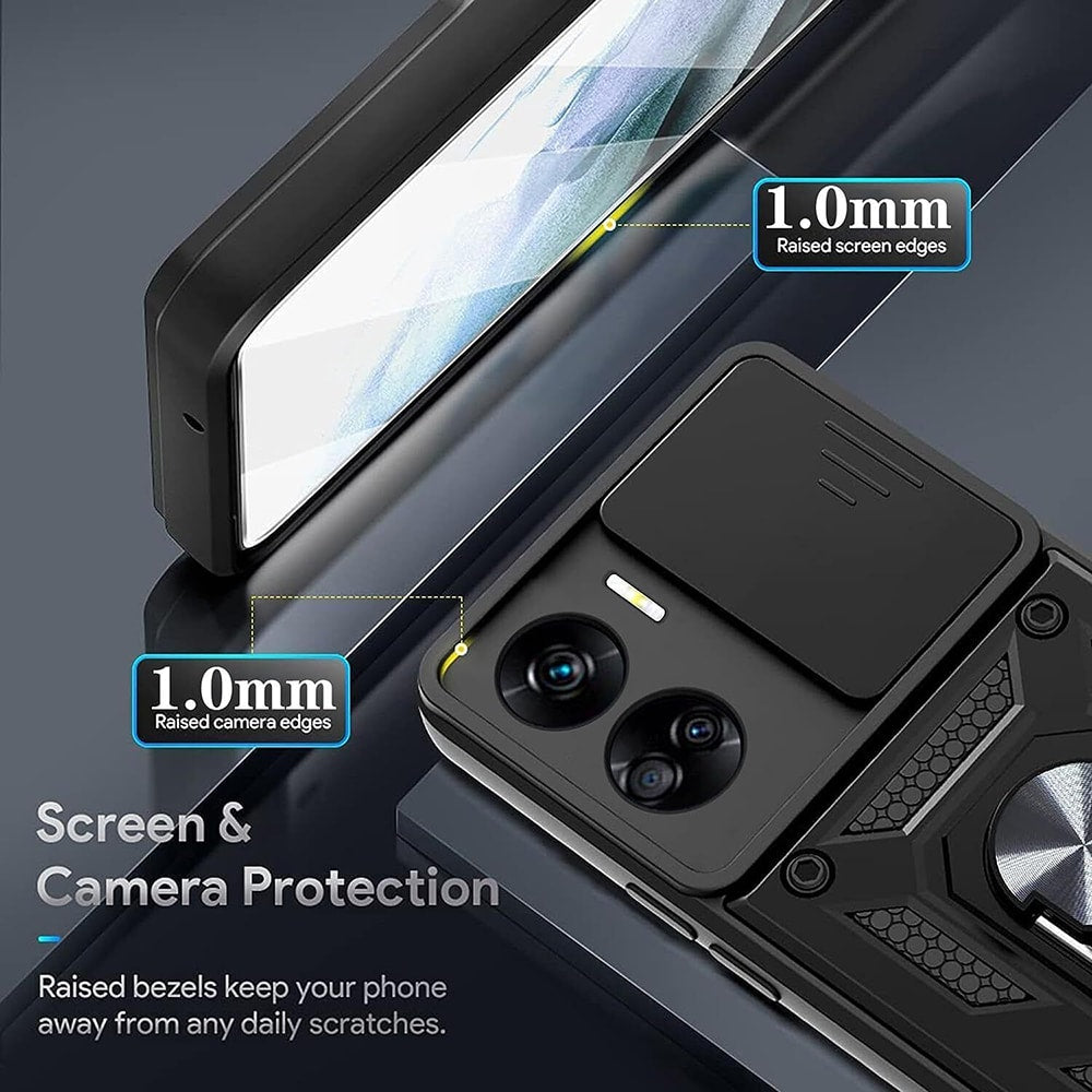 Techsuit – serija CamShield zaštitna maskica za Honor 90 Lite - crna