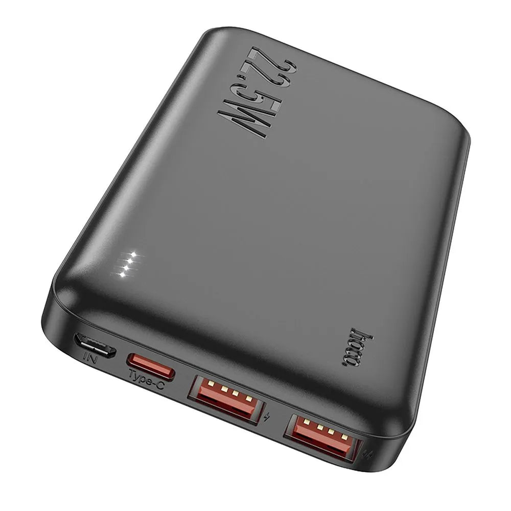 HOCO power bank 10000mAh PD QC 3A 22.5W J101 crni