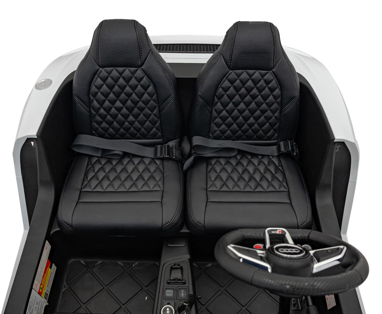 Licencirani auto na akumulator Audi Spyder R8 LIFT STRONG - dvosjed - bijeli