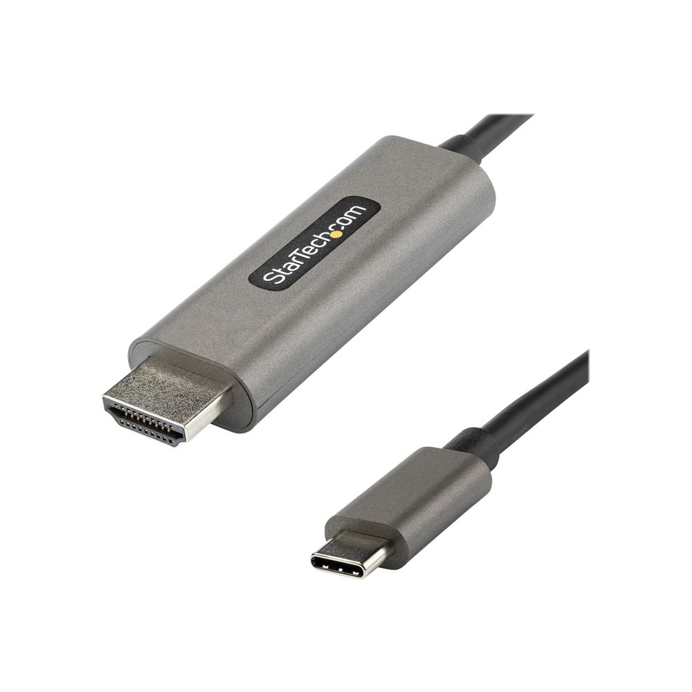 StarTech.com CDP2HDMM3MH prilagodnik za video kabel 3 m HDMI Tip A (Standard) USB Tip-C Crno, Srebro