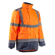 Signalizirajuća zaštitna Hi-viz parka KAZAN narančasto-plava, vel. XL
