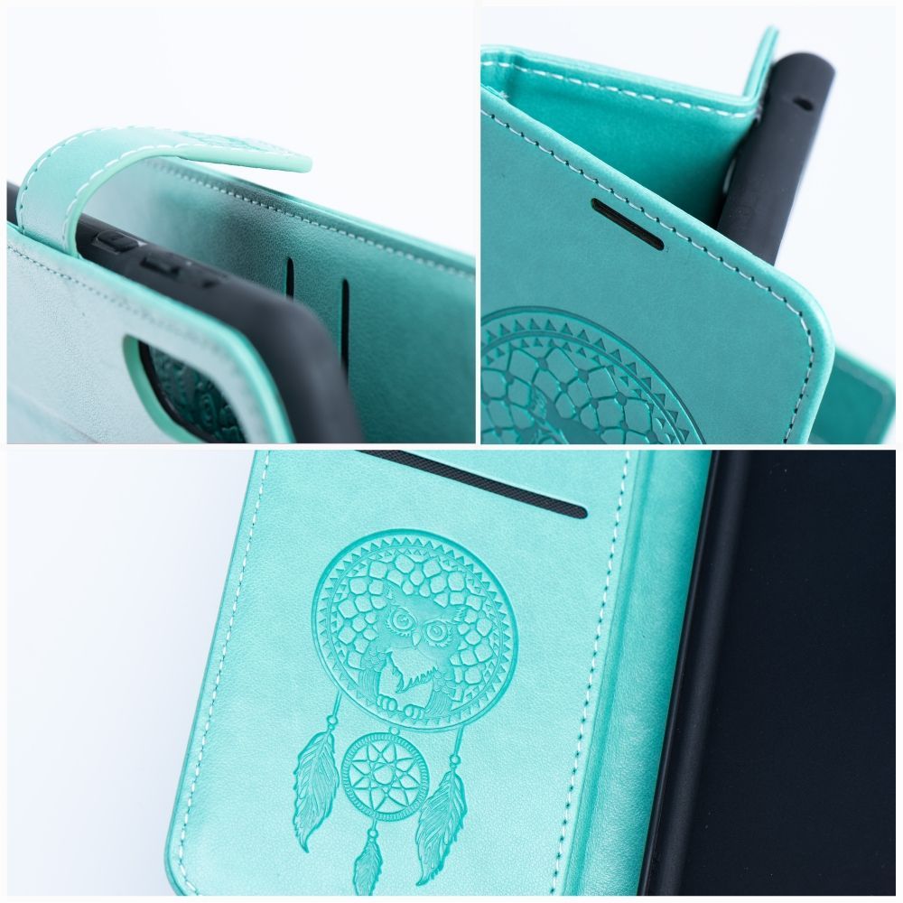 MEZZO Book case preklopna torbica za SAMSUNG GALAXY A17 dream catcher zelena
