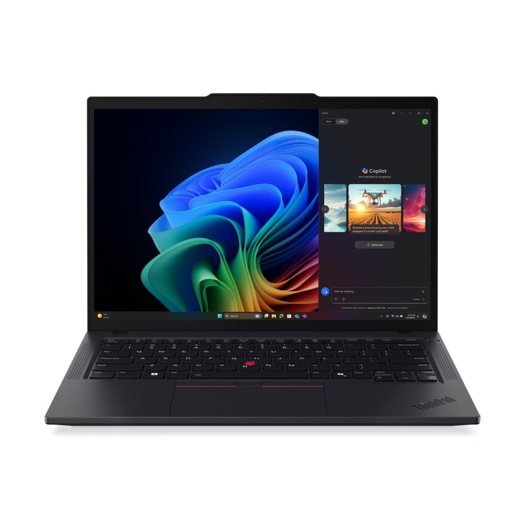 Lenovo ThinkPad T14 Gen 6 (Intel) Copilot+ PC Intel Core Ultra 7 258V Prijenosno računalo 35,6 cm (14") Ekran osjetljiv na dodir WUXGA 32 GB LPDDR5x-SDRAM 512 GB SSD Wi-Fi 7 (802.11be) Windows 11 Pro Crno