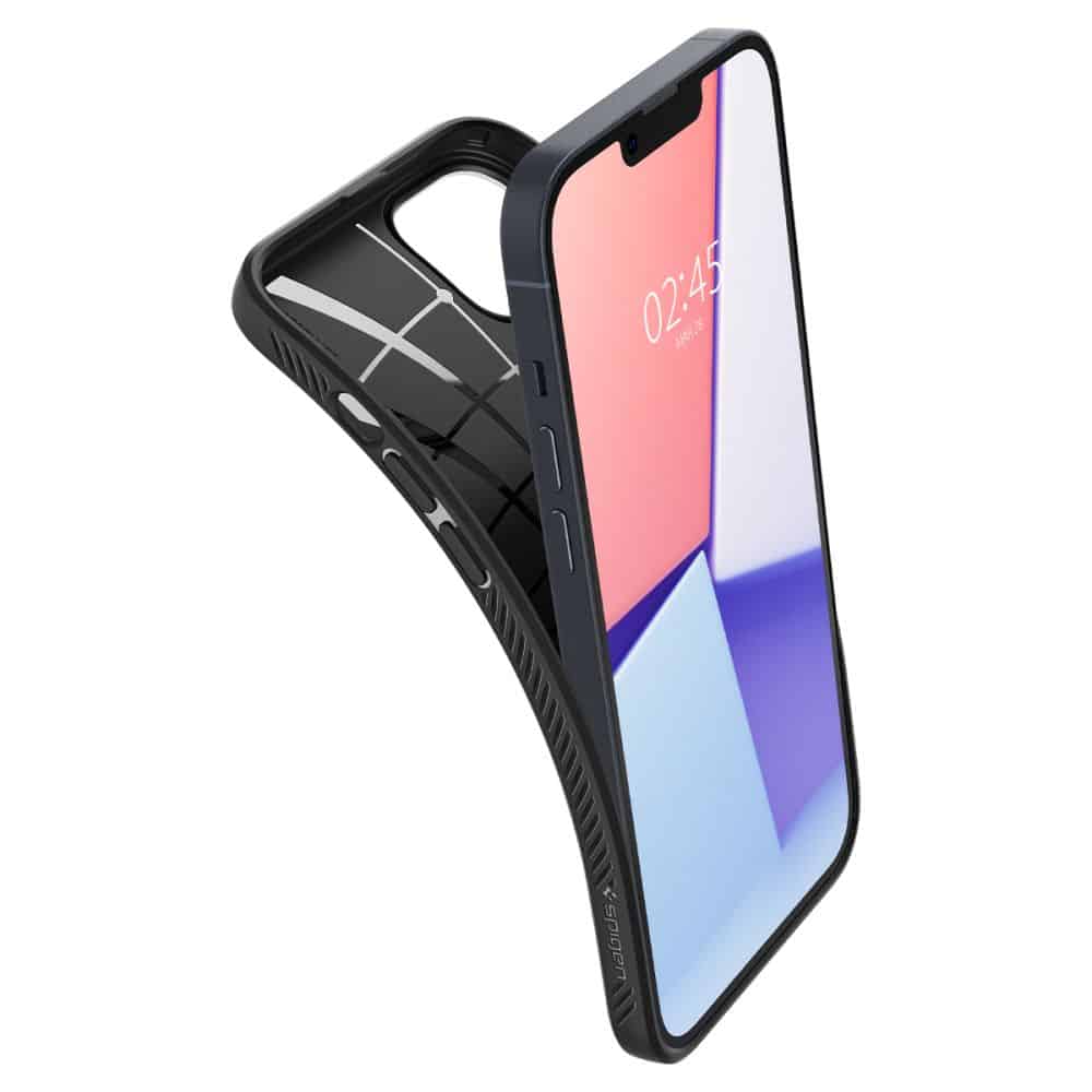 SPIGEN LIQUID AIR MASKA ZA IPHONE 14 PLUS / 15 PLUS MAT CRNA