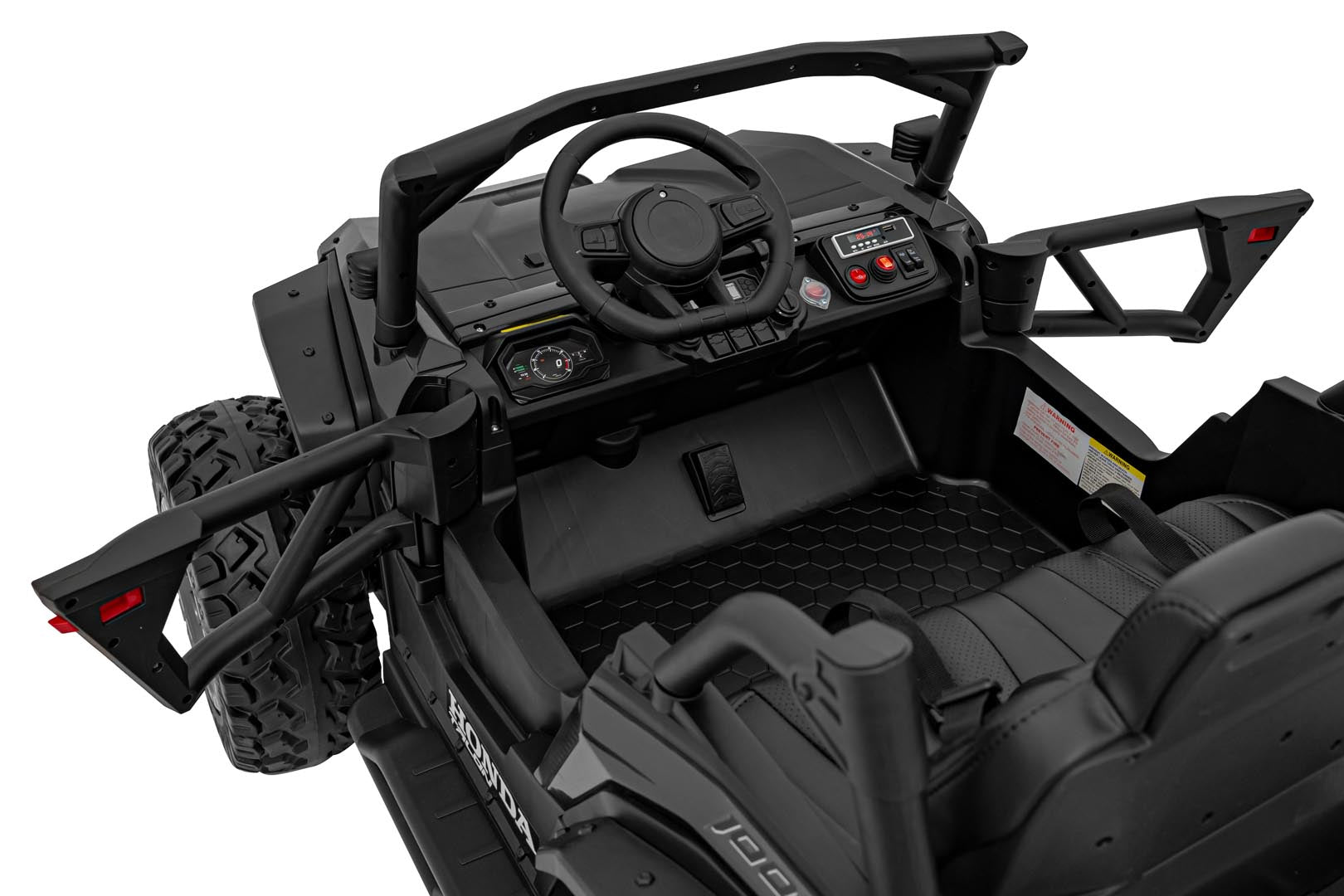Licencirani buggy na akumulator HONDA 4x4 Off-Road - dvosjed - crni