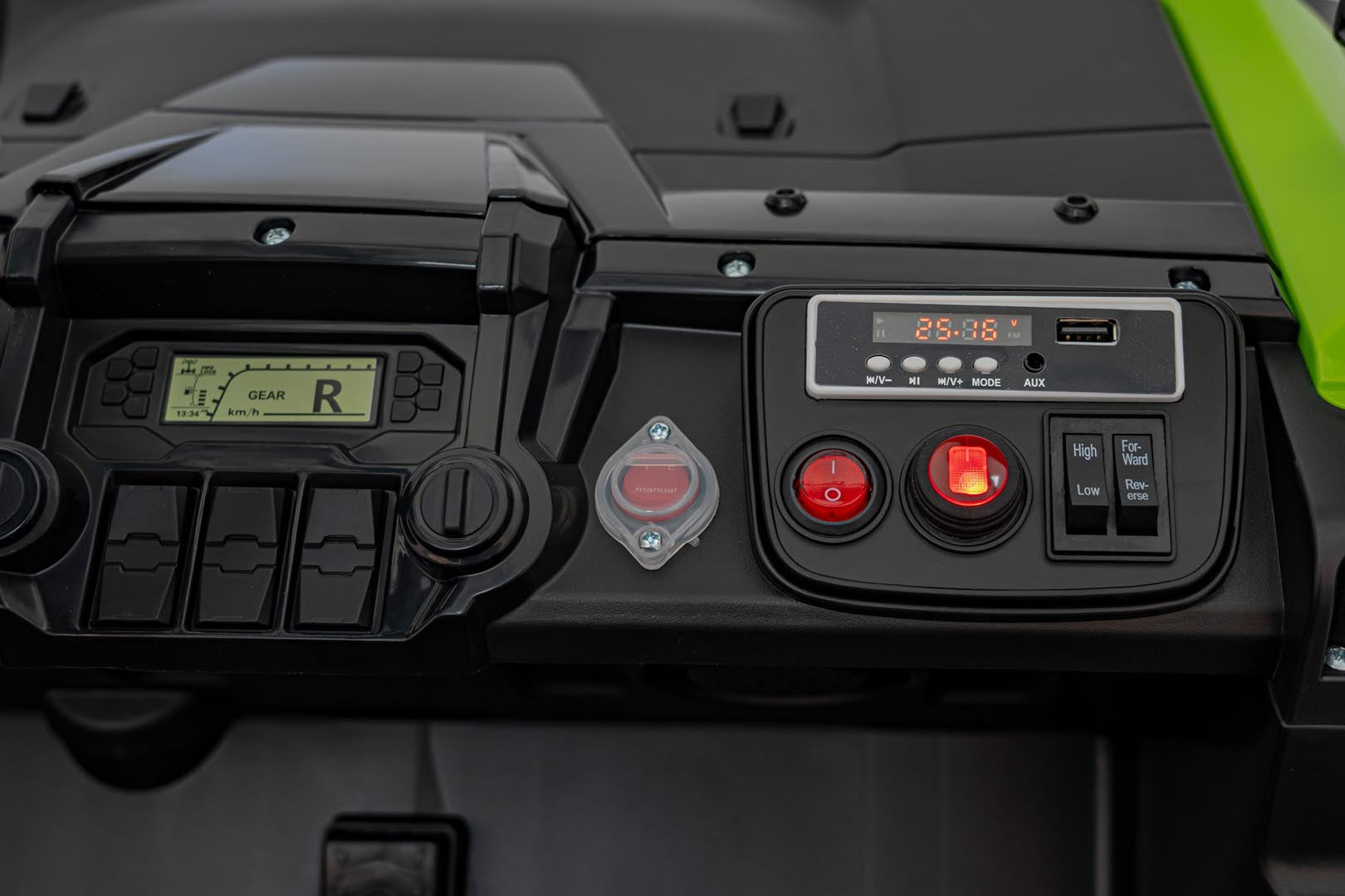 Licencirani buggy na akumulator HONDA 4x4 Off-Road - dvosjed - zeleni