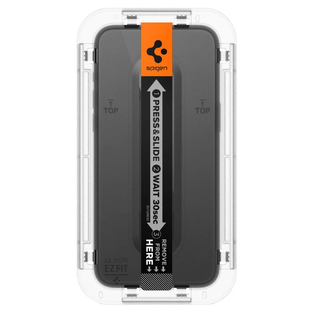 Spigen - Glas.tR EZ-FIT (2 kom) za iPhone 15 Pro - crna