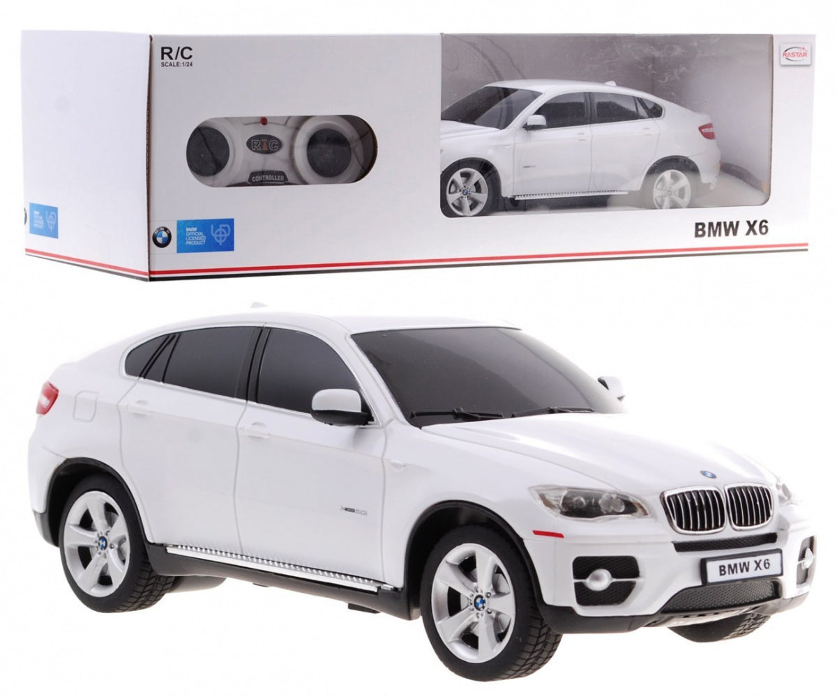 Licencirani auto na daljinsko upravljanje BMW X 6 1:24 RASTAR - Bijeli