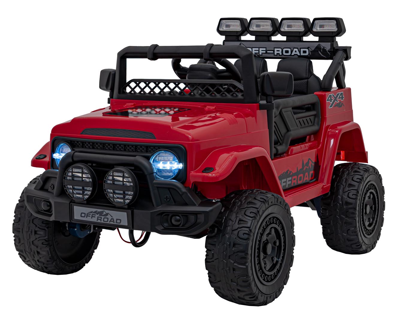 Auto na akumulator Off-Road CLIMBER 4x4 - crveni