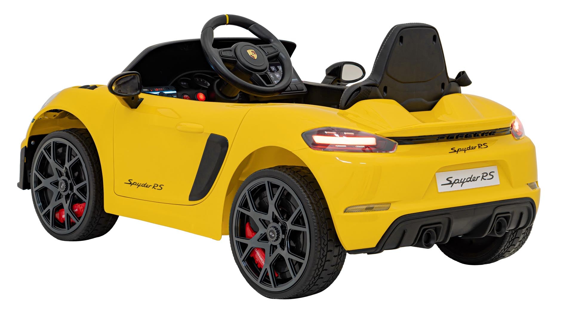 Licencirani auto na akumulator Porsche 718 - žuti