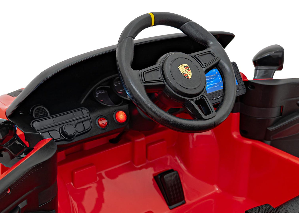Licencirani auto na akumulator Porsche 718 MP4 - Crveni