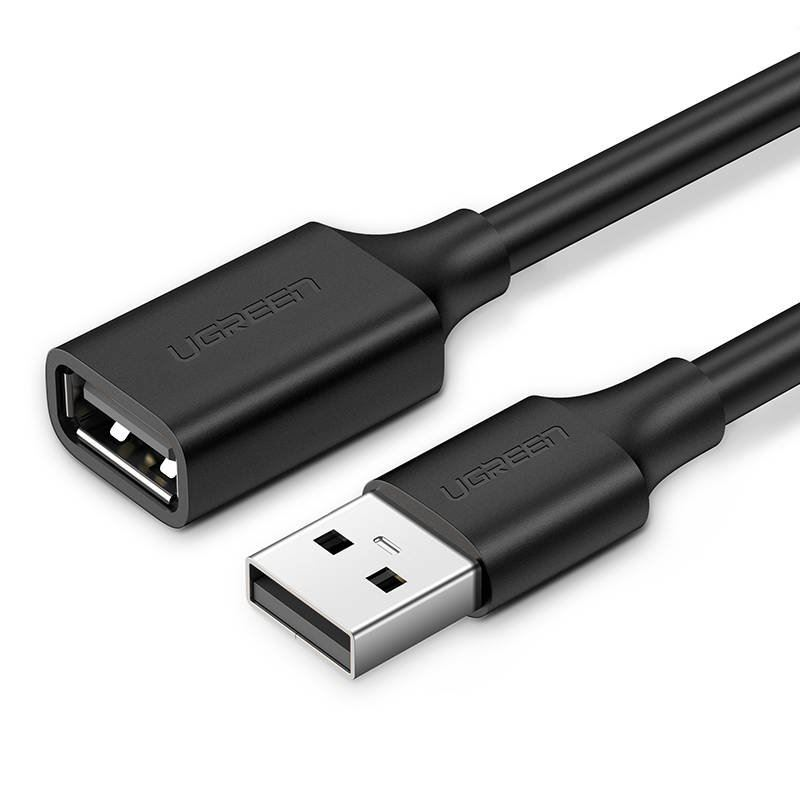 Ugreen US103 USB kabel USB 2.0 3 m USB A 0,48 Gbit/s Crno
