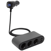SAL Auto razdjelnik sa USB punjačem, 3 x 12-24 V, 2 x USB - SAU80W