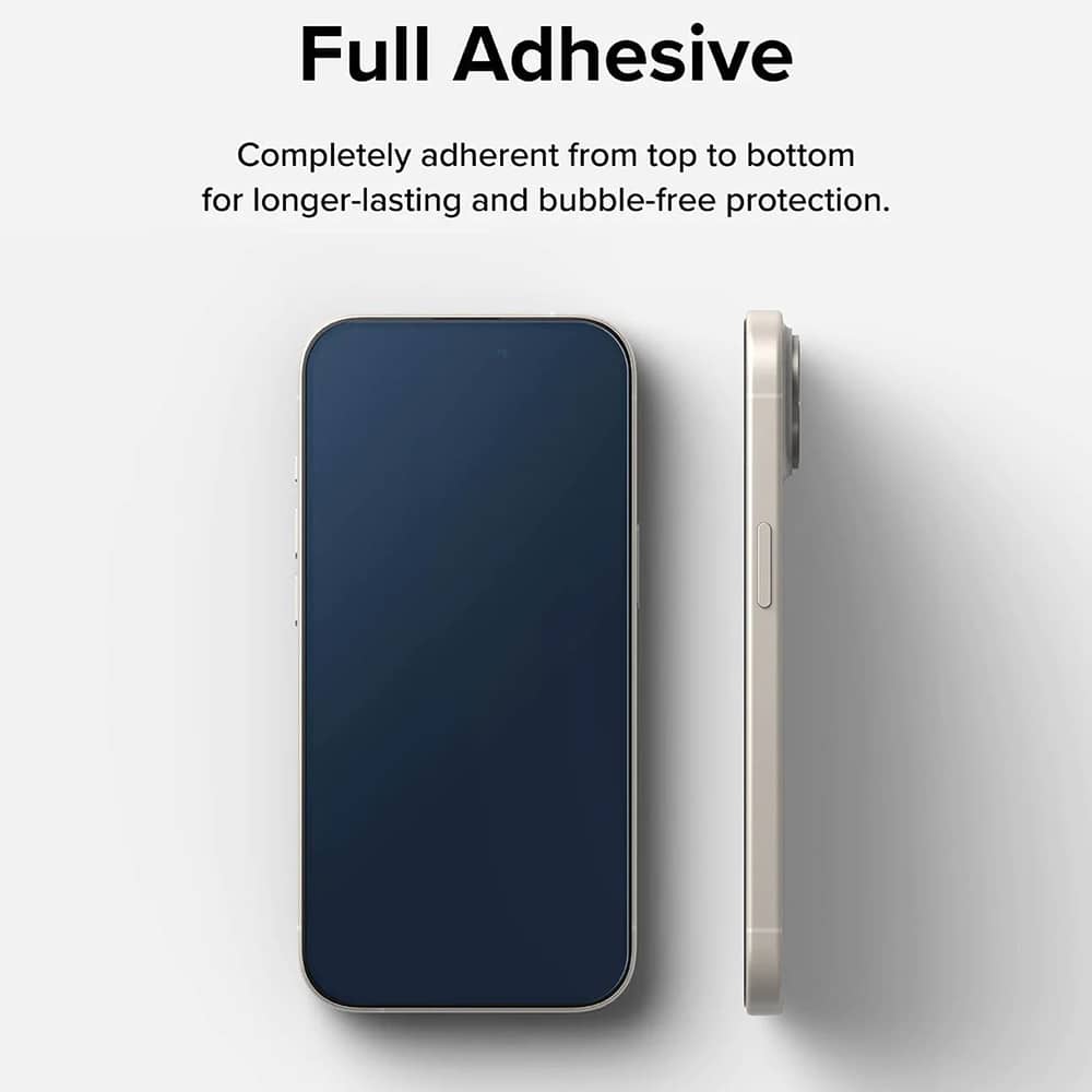 Ringke Cover Display ID Glass kaljeno staklo za iPhone 15 -crno