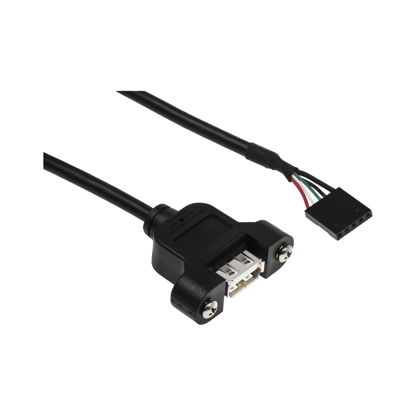 StarTech.com 30 cm Inbouwpaneel - USB A naar Moederbord Aansluitkabel F/F USB kabel 0,3 m Crno