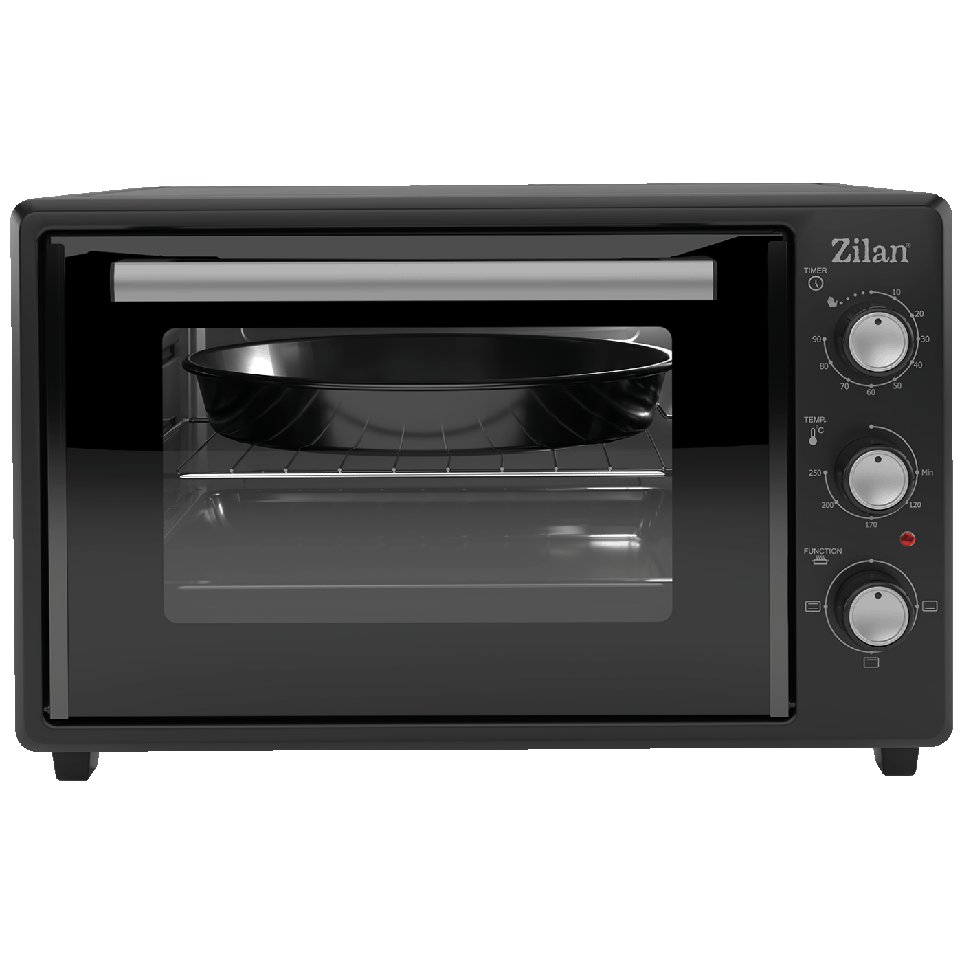 Zilan Mini pećnica sa grilom, zapremina 35 l, 1800 W, crna - ZLN5323 Gusto