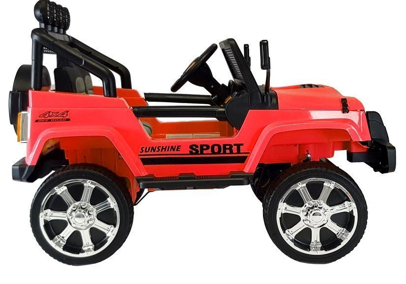 Auto na akumulator S2388 Jeep 4x4 - crveni