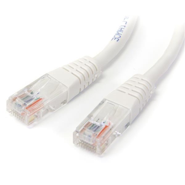 StarTech.com M45PAT15MWH kabel za umrežavanje Bijelo 15 m Cat5e U/UTP (UTP)
