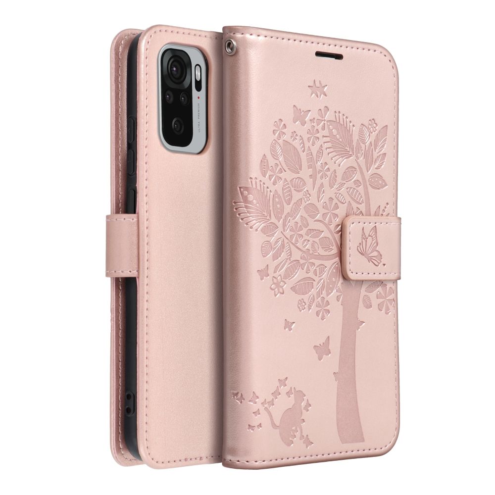 MEZZO Book case za XIAOMI Mi 11 Lite 5G / Mi 11 Lite LTE ( 4G ) / Mi 11 Lite NE tree rose gold