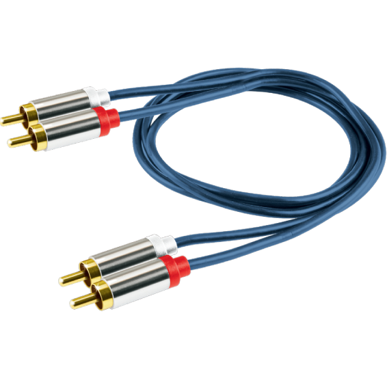 home RCA stereo kabel,2xRCA muški, 2xRCA muški,premium kv., 1.0m - A 3-1M