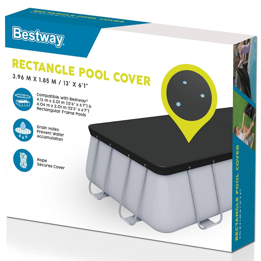 Bestway pokrivač za bazen Flowclear 404 x 201 cm