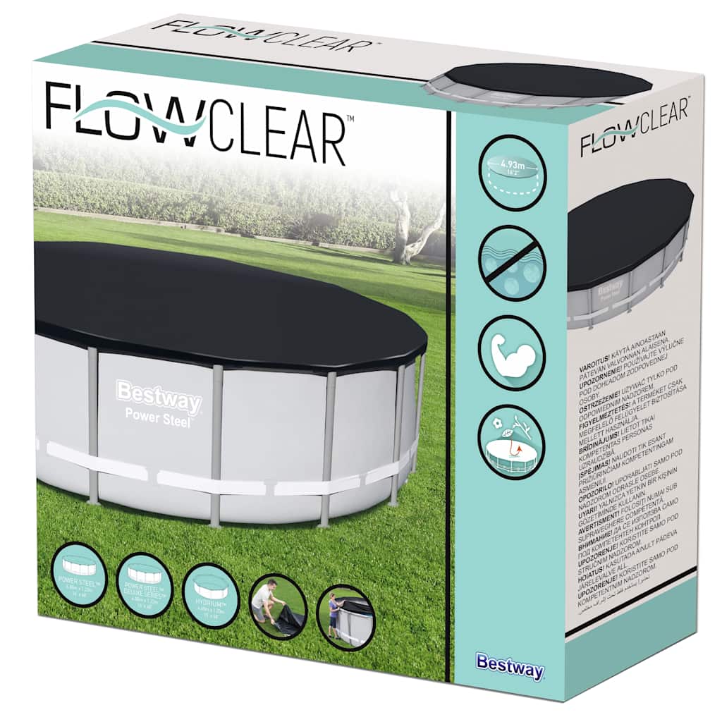Bestway pokrivač za bazen Flowclear 488 cm