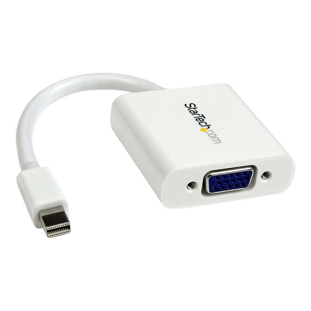 StarTech.com MDP2VGAW prilagodnik za video kabel 0,13 m Mini DisplayPort VGA (D-Sub) Bijelo