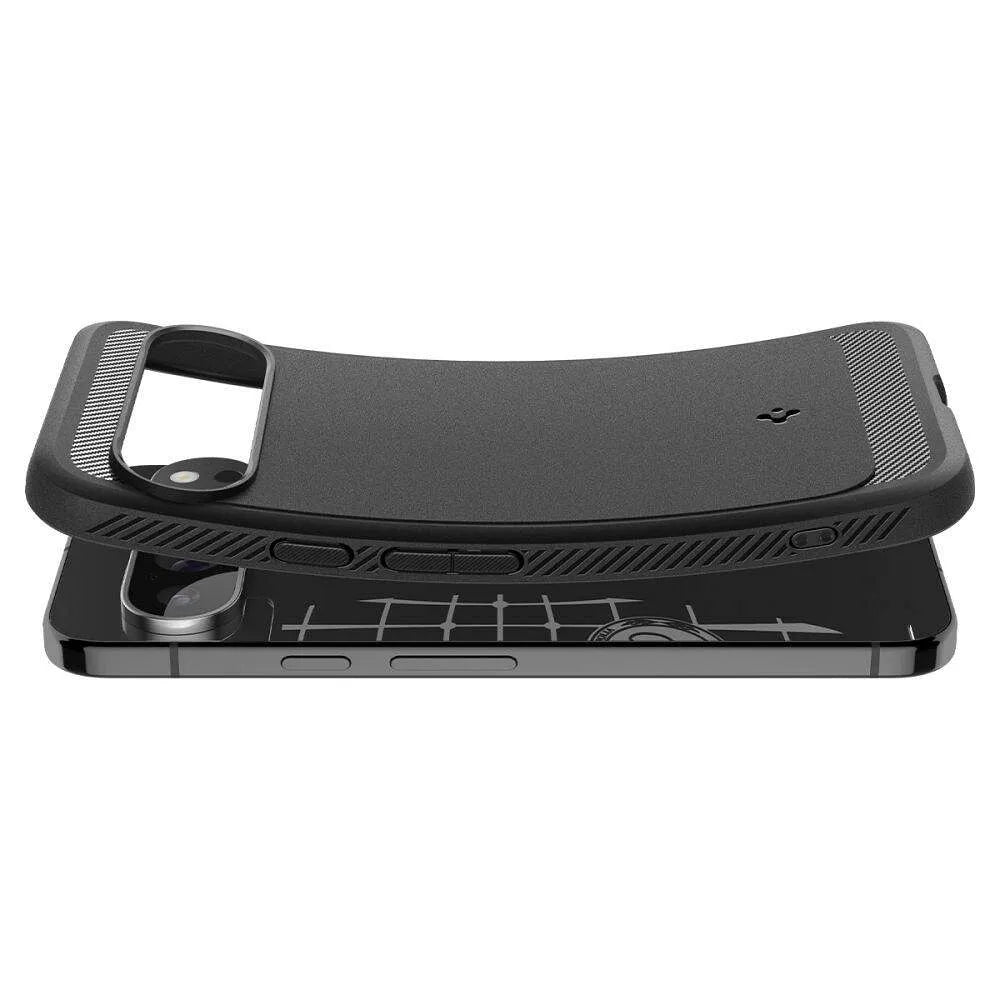 Spigen Rugged Armor maska za GOOGLE Pixel 9 Pro XL – mat crna