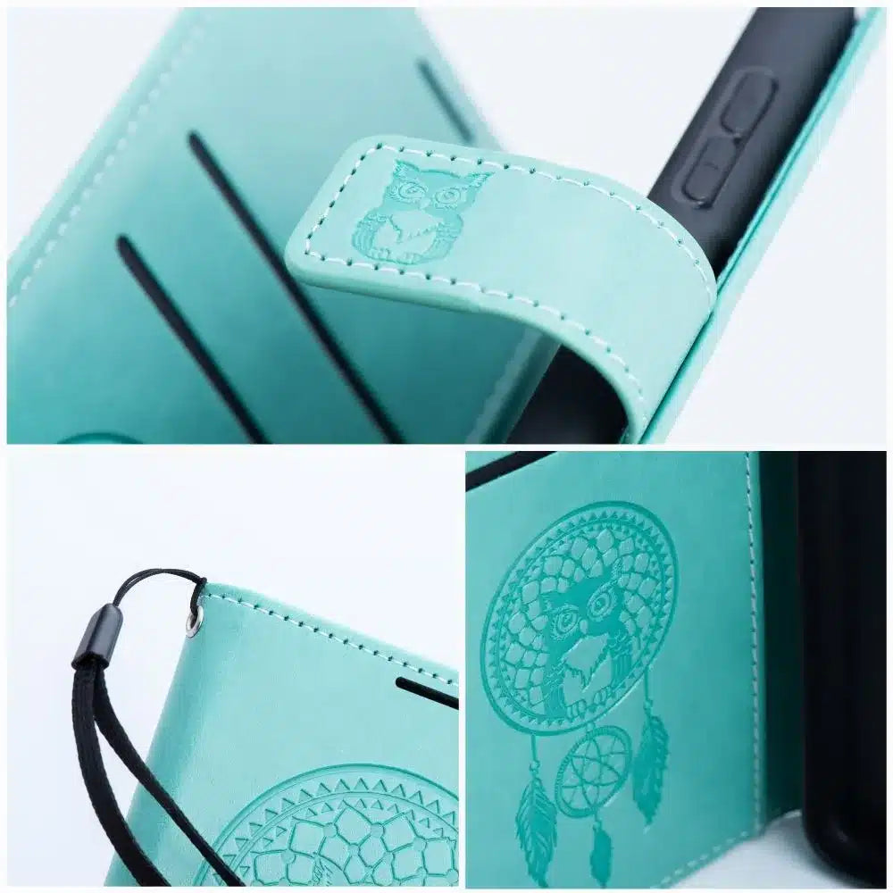 MEZZO Book case preklopna torbica za XIAOMI Redmi 12C –dreamcatcher zelena
