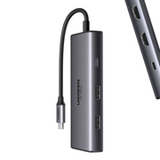 Ugreen Revodok 206 USB Tip-C 5000 Mbit/s Srebro