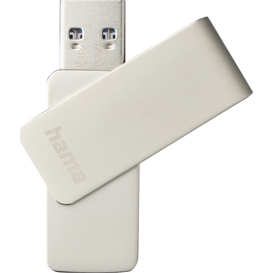 Hama Rotate Pro USB izbrisivi memorijski pogon 128 GB USB Tip-A 3.2 Gen 1 (3.1 Gen 1) Srebro