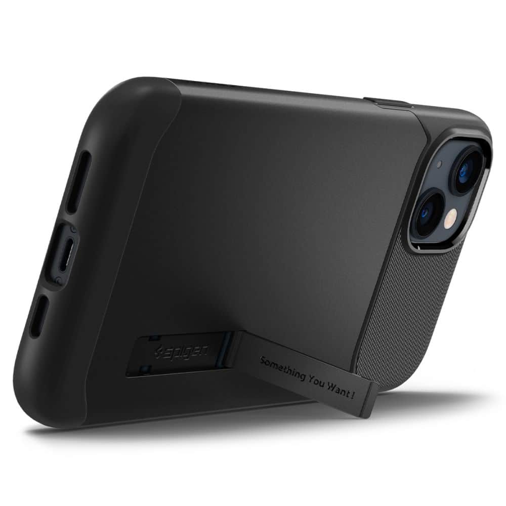 SPIGEN SLIM ARMOR ZA IPHONE 14 CRNA