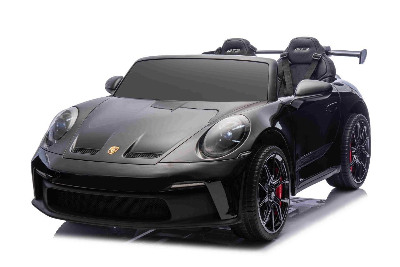 Licencirani auto na akumulator Porsche 911 GT3 4x4 STRONG - dvosjed - crni